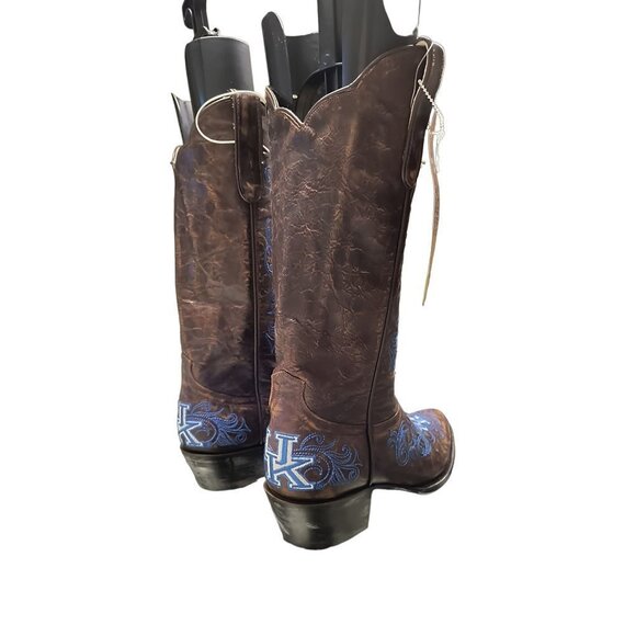 University of Kentucky Wildcats Cowgirl Boots, Woman's Size‎ 7 NWT Embroidered - Picture 6 of 12